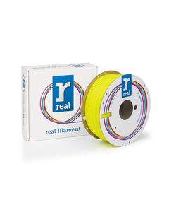REAL PLA 3D PRINTER FILAMENT - FLUORESCENT YELLOW - SPOOL OF 1KG - 2.85MM (REALPLAFYELLOW1000MM3)
