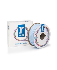 REAL PLA 3D PRINTER FILAMENT - LIGHT BLUE - SPOOL OF 1KG - 2.85MM (REALPLALBLUE1000MM3)