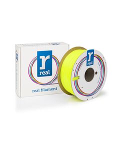 REAL PETG 3D PRINTER FILAMENT - TRANSLUCENT YELLOW - SPOOL OF 1KG - 2.85MM (REALPETGYELLOW1000MM300)