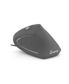 MEDIARANGE CORDED ERGONOMIC 6-BUTTON OPTICAL MOUSE FOR RIGHT-HANDERS (BLACK, WIRED) (MROS230)