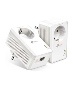 TP-LINK AV1000 GIGABIT PASSTHROUGH POWERLINE STARTER KIT (TL-PA7017P KIT)