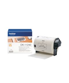 BROTHER DK-11240 LABEL ROLL – BLACK ON WHITE, 102MM X 51MM (DK11240) (BRODK11240)