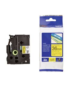 BROTHER TZE-661 LABELLING TAPE CASSETTE – BLACK ON YELLOW, 36MM WIDE (TZE661) (BROTZE661)