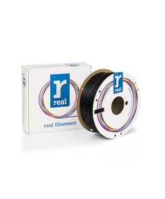 REAL PLA TOUGH 3D PRINTER - BLACK - SPOOL OF 1KG - 1.75MM  (REALPLATBLACK1000MM175)