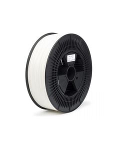 REAL PLA 3D PRINTER FILAMENT - WHITE - SPOOL OF 5KG - 1.75MM (REALPLAWHITE5000MM175)