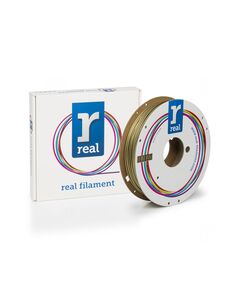REAL PLA SPARKLE 3D PRINTER FILAMENT - SPARKLE GOLD MEDAL - SPOOL OF 0.5KG – 2.85MM (REALPLASPRKGOLD500MM285)