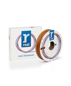 REAL PLA SPARKLE 3D PRINTER FILAMENT - SPARKLE QUARTZ ORANGE - SPOOL OF 0.5KG - 1.75MM (REALPLASPRKORANGE500MM175)