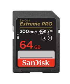 SANDISK EXTREME PRO SDXC 64GB CLASS 10 U3 V30 UHS-I