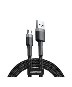 BASEUS CAFULE BRAIDED USB 2.0 TO MICRO USB CABLE ΜΑΎΡΟ 3M (CAMKLF-HG1) (BASCAMKLF-HG1)