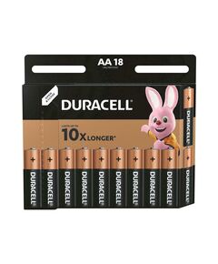DURACELL ΑΛΚΑΛΙΚΈΣ ΜΠΑΤΑΡΊΕΣ AA 1.5V 18ΤΜΧ (DAALR6MN150018) (DURDAALR6MN150018)