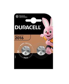 DURACELL ΜΠΑΤΑΡΊΕΣ ΛΙΘΊΟΥ ΡΟΛΟΓΙΏΝ CR2016 3V 2ΤΜΧ (DBCR2016)(DURDBCR2016)