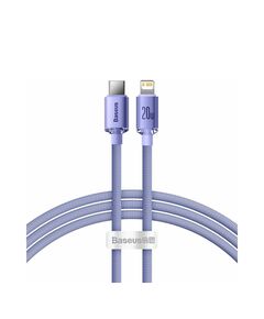 BASEUS CRYSTAL SHINE BRAIDED USB-C TO LIGHTNING CABLE 20W ΜΩΒ 1.2M (CAJY000205) (BASCAJY000205)