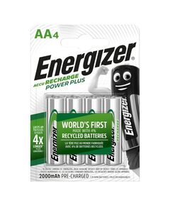 ENERGIZER POWER PLUS ΕΠΑΝΑΦΟΡΤΙΖΌΜΕΝΕΣ ΜΠΑΤΑΡΊΕΣ AA NI-MH 2000MAH 1.2V 4ΤΜΧ (4827946) (ENE4827946)