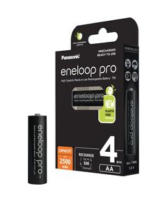 PANASONIC ENELOOP PRO ΕΠΑΝΑΦΟΡΤΙΖΌΜΕΝΕΣ ΜΠΑΤΑΡΊΕΣ AA NI-MH 2500MAH 1.2V 4ΤΜΧ (8212845) (PAN8212845)