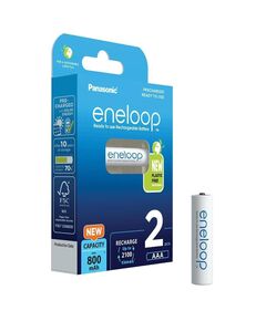 PANASONIC ENELOOP ΕΠΑΝΑΦΟΡΤΙΖΌΜΕΝΕΣ ΜΠΑΤΑΡΊΕΣ AAA NI-MH 800MAH 1.2V 2ΤΜΧ (37509357) (PAN37509357)