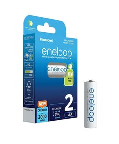 PANASONIC ENELOOP R6 ΕΠΑΝΑΦΟΡΤΙΖΌΜΕΝΕΣ ΜΠΑΤΑΡΊΕΣ AA 2000MAH 2ΤΜΧ (38261653) (PAN38261653)