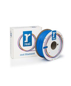 REAL PLA 3D PRINTER FILAMENT - BLUE - SPOOL OF 1KG - 1.75MM (REALPLABLUE1000MM175)