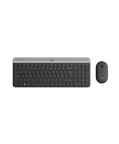 LOGITECH MK470 SLIM WIRELESS COMBO GRAPHITE,US INTERNATIONAL (QWERTY) (920-009204) (LOGMK470GRPH)