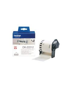 BROTHER P-TOUCH ENDLESS LABEL WHITE15.2M X 62MM (DK22212) (BRODK22212)