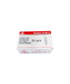 ROMA CLIP ΣΥΝΔΕΤΉΡΕΣ ΜΕΤΑΛΛΙΚΟΊ MAESTRI NO 7 (ΑΣΗΜΊ) (50ΤΜΧ) (1092107) (ROM1092107)