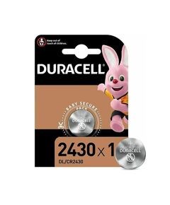 DURACELL ELECTRONICS ΜΠΑΤΑΡΊΑ ΛΙΘΊΟΥ ΡΟΛΟΓΙΏΝ CR2430 3V 1ΤΜΧ (DECR2430)(DURDECR2430)