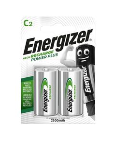 ENERGIZER POWER PLUS ΕΠΑΝΑΦΟΡΤΙΖΌΜΕΝΕΣ ΜΠΑΤΑΡΊΕΣ C NI-MH 2500MAH 1.2V 2ΤΜΧ (4956220) (ENE4956220)