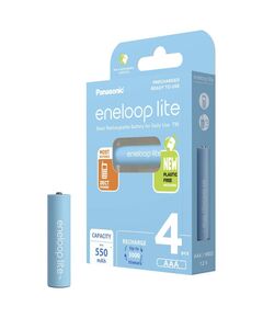 PANASONIC ENELOOP LITE ΕΠΑΝΑΦΟΡΤΙΖΌΜΕΝΕΣ ΜΠΑΤΑΡΊΕΣ AAA NI-MH 550MAH 1.2V 4ΤΜΧ (8214261) (PAN8214261)