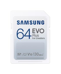 SAMSUNG EVO PLUS FOR CREATORS SDXC 64GB CLASS 10 U1 V10 UHS-I (MB-SC64K/EU) (SAMMB-SC64K-EU)
