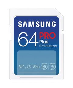 SAMSUNG PRO PLUS SDXC 64GB CLASS 3 U3 V30 UHS-I (MB-SD64S/EU) (SAMMB-SD64S-EU)