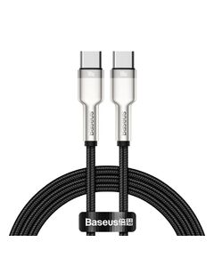 BASEUS CABLE USB-C TO USB-C CAFULE, 100W, 1M BLACK (CATJK-C01) (BASCATJK-C01)