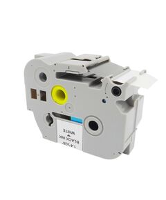 ΠΛΑΣΤΙΚΉ ΤΑΙΝΊΑ ΕΤΙΚΕΤΟΓΡΆΦΟΥ MEDIARANGE (BROTHER TZ-261/TZE-261) 36 MM X 8 M (ΜΑΎΡΑ ΓΡΆΜΜΑΤΑ ΣΕ ΛΕΥΚΌ ΦΌΝΤΟ) (MRBTZ261)
