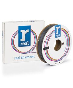 REAL PLA TOUGH 3D PRINTER FILAMENT - GRAY - SPOOL OF 0.5KG - 1.75MM (REALPLATGRAY500MM175)