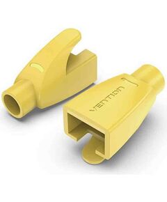 VENTION RJ45 STRAIN RELIEF BOOTS YELLOW PVC TYPE 100-PACK (IODY0-100) (VENIODY0-100)
