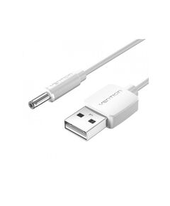 VENTION USB TO DC 3.5MM BARREL JACK POWER CABLE 1.5M WHITE (CEXWG) (VENCEXWG)