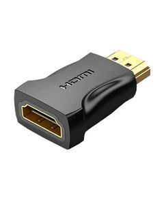 VENTION HDMI MALE TO FEMALE ADAPTER BLACK (AIMB0) (VENAIMB0)
