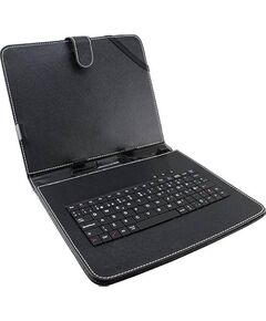 ESPERANZA EK123 FLIP COVER ΔΕΡΜΑΤΊΝΗΣ ΜΕ ΠΛΗΚΤΡΟΛΌΓΙΟ ΜΑΎΡΟ (UNIVERSAL 7") (EK123) (ESPEK123)