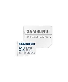 SAMSUNG EVO PLUS MICROSDXC 512GB CLASS 10 U3 V30 UHS-I WITH ADAPTER (MB-MC512SA/EU) (SAMMB-MC512SA-EU)