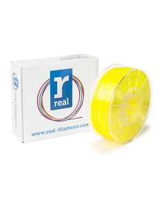 REAL PLA 3D PRINTER FILAMENT - SATIN SUN - SPOOL OF 0.5KG - 1.75MM (REALPLASATINSUN750MM175)