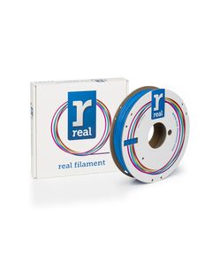REAL PLA 3D PRINTER FILAMENT - BLUE - SPOOL OF 0.5KG - 1.75MM (REALPLABLUE500MM175)