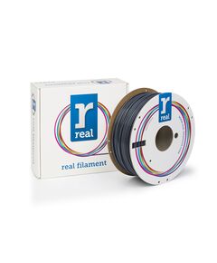 REAL PLA 3D PRINTER FILAMENT - GRAY - SPOOL OF 1KG - 2.85MM (REALPLAGRAY1000MM3)