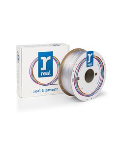 REAL PETG 3D PRINTER FILAMENT - NEUTRAL - SPOOL OF 1KG - 2.85MM (REALPETGNEUTRAL1000MM3)