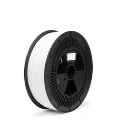 REAL PETG 3D PRINTER FILAMENT - WHITE - SPOOL OF 5KG - 2.85MM (REALPETGSWHITE5000MM285)