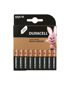DURACELL ΑΛΚΑΛΙΚΈΣ ΜΠΑΤΑΡΊΕΣ AAA 1.5V 18ΤΜΧ (DCAAALR03)(DURDCAAALR03)