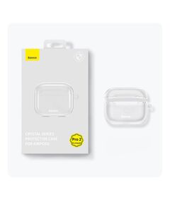 BASEUS TRANSPARENT CASE CRYSTAL FOR AIRPODS PRO 2 (ARAP000200) (BASARAP000200)