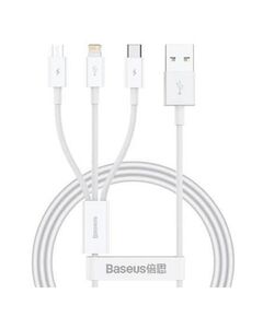 BASEUS SUPERIOR REGULAR USB 2.0 TO MICRO USB CABLE ΛΕΥΚΌ 1M (P10320105221-00) (BASP10320105221-00)