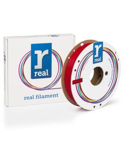 REAL PLA TOUGH 3D PRINTER FILAMENT - RED - SPOOL OF 0.5KG - 1.75MM (REALPLATRED500MM175)