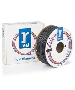 REAL PLA 3D PRINTER FILAMENT - GRAY - SPOOL OF 1KG – 2.85MM (REALPLATGRAY1000MM285)