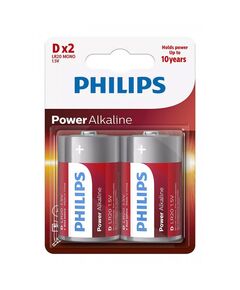 PHILIPS POWER ΑΛΚΑΛΙΚΈΣ ΜΠΑΤΑΡΊΕΣ D 1.5V 2ΤΜΧ (LR20P2B/10) (PHILR20P2B-10)