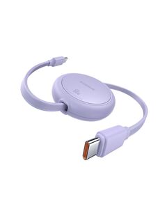 BASEUS FREE2PULL MINI USB-C TO USB-C 60W USB CABLE 1M PURPLE (P10364500511-01) (BASP10364500511-01)