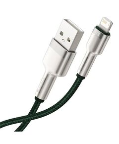 BASEUS ΚΑΛΏΔΙΟ USB ΣΕ LIGHTNING CAFULE 1M ΠΡΆΣΙΝΟ (CALJK-A06) (BASCALJK-A06)